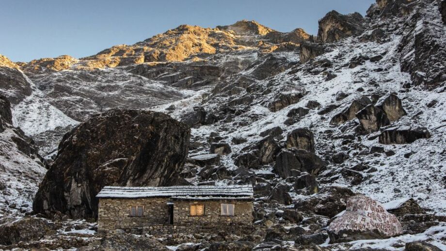 Thuli Kharka ein Gasthaus auf dem Weg  zum Mera Peak