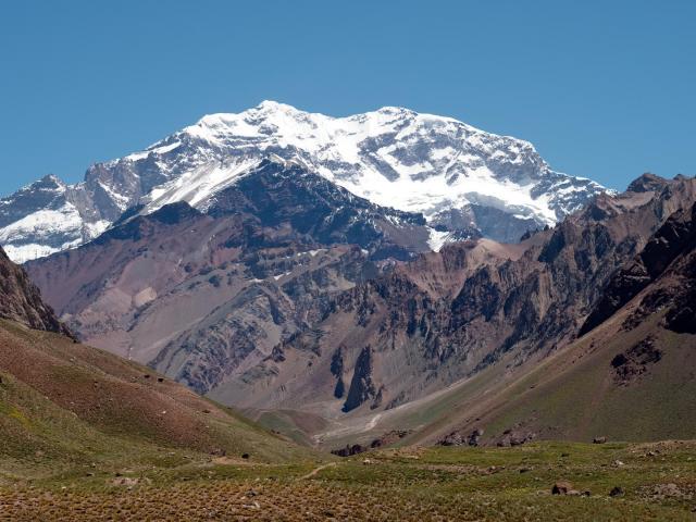 Expedition - Blick auf den Aconcagua in Argentinien