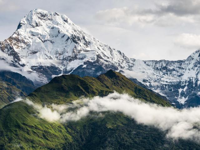 Annapurna-Bergmassiv in Nepal
