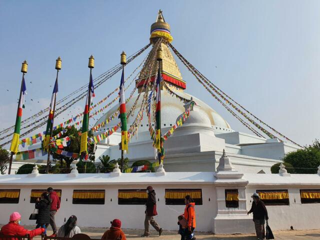 Bodnath Stupa in Kathmandu