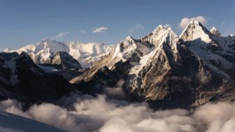 Aussicht auf das Himalaya Gebirge vom Mera Peak