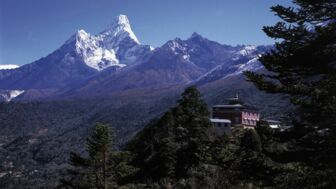 Ausblick auf den Himalaya