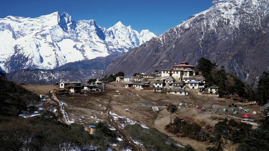 Bergdorf im Himalaya