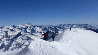Bergblick Osttiroler Skiroute.