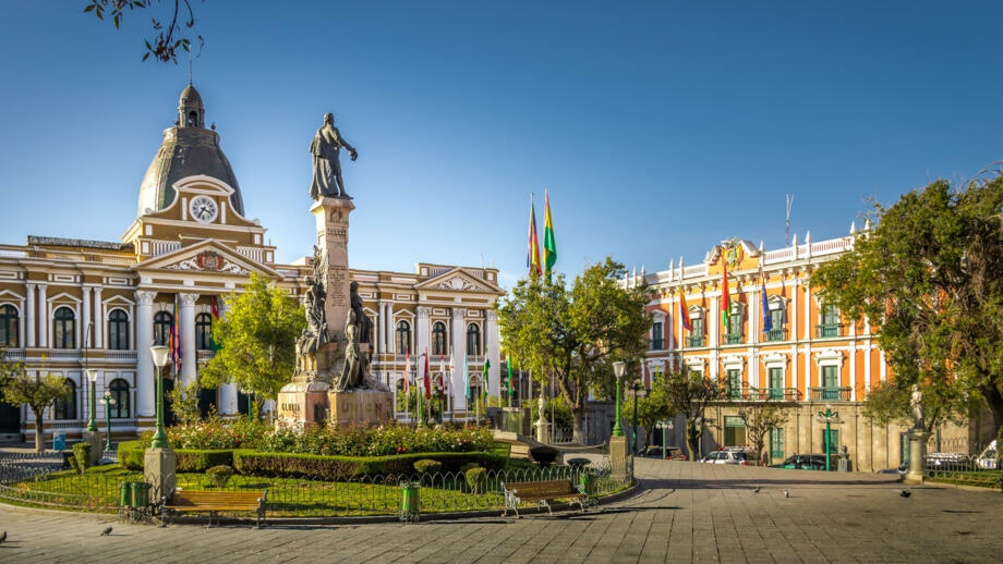 Plaza Murillo in La Paz