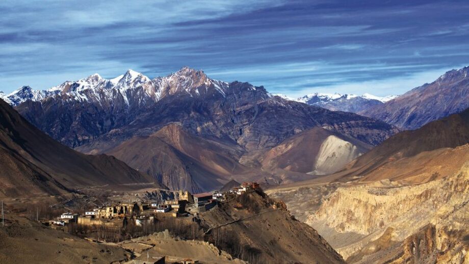 Das Jarkot Dorf im Mustang Distrikt