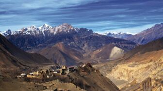 Das Jarkot Dorf im Mustang Distrikt