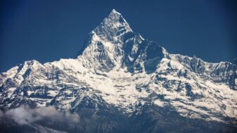 Ausblick auf das Annapurnagebirge