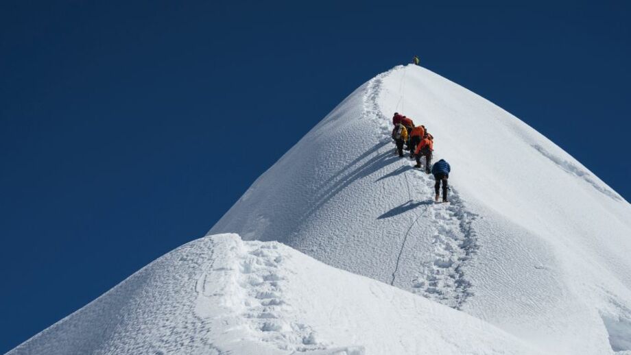 Gipfelbesteigung des Island Peak in Nepal
