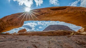 Felsformation in der Region Tabuk