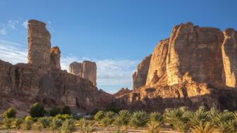 Prächtige Natur bei Al Ula