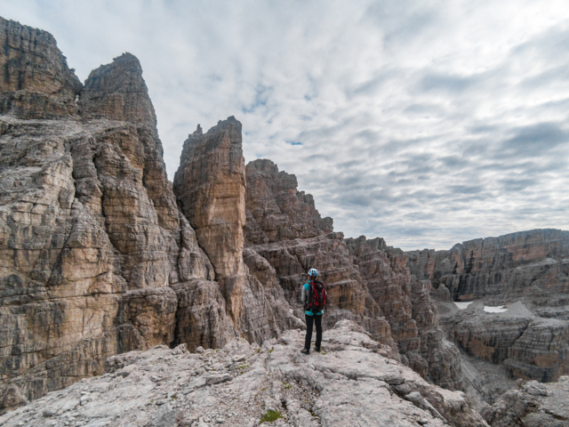 Brentaklettersteig mit schöner Aussicht