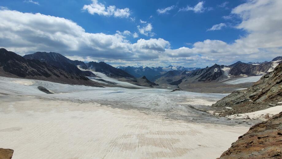 Gletscher rund um das Taschachhaus in den Ötztaler Alpen