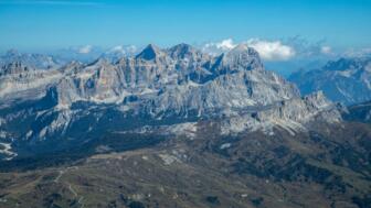 Dolomiten Bergpanorama im Fassatal