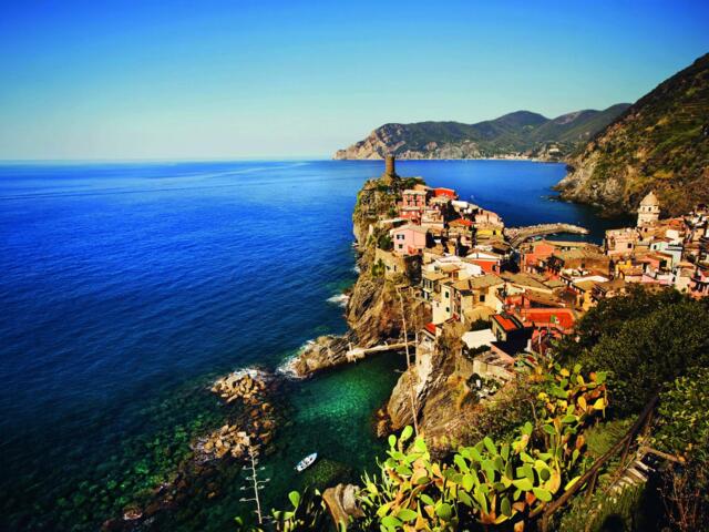 Ligurische Küste Panorama