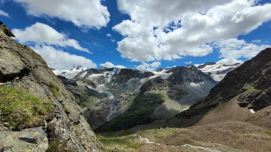 Ausblick auf die Wildspitze rund ums Taschachhaus