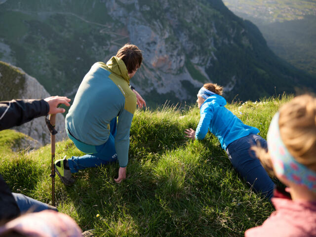 Training am steilen Abgrund