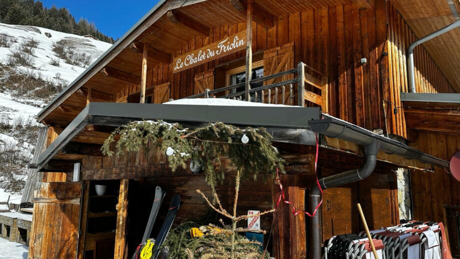 Hütte in Frankreich im Gebiet La Plagne