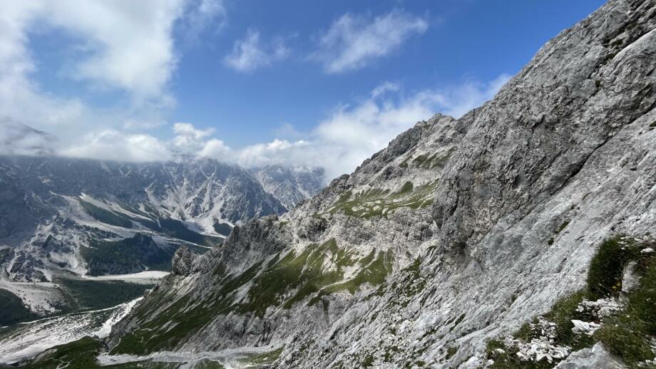 Abstieg nach der Watzmannüberschreitung