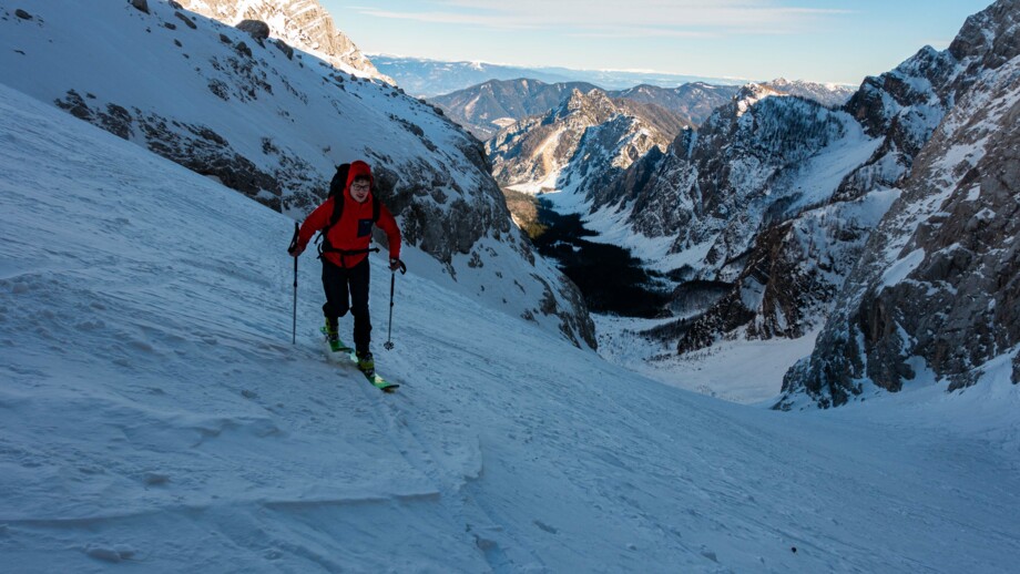 Skitouren nahe Kranjska Gora