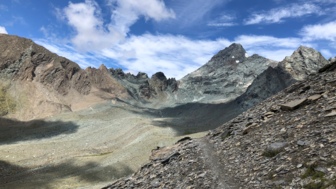 Blick Richtung Hohenwartscharte in der Glocknergruppe