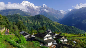 Bergdorf in Nepal