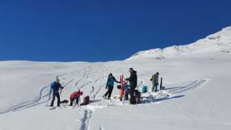 Aufstieg Skitour Fanesgruppe