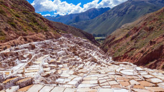 Salzterrassen bei Maras in peru