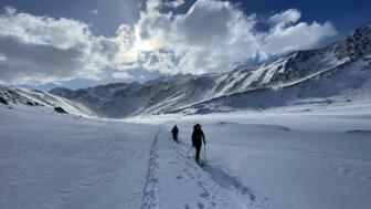 Skitourengeher im Reich von König Ortler