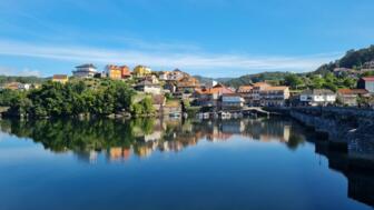 Caldas de Reis Fluss Galizien Spanien