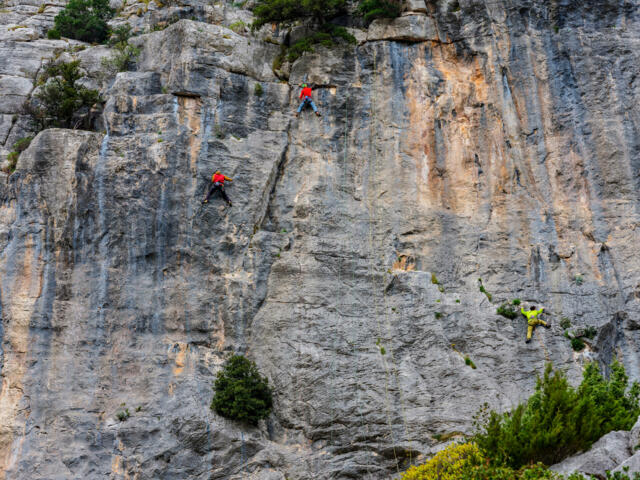 Kletterwände in Sardinien