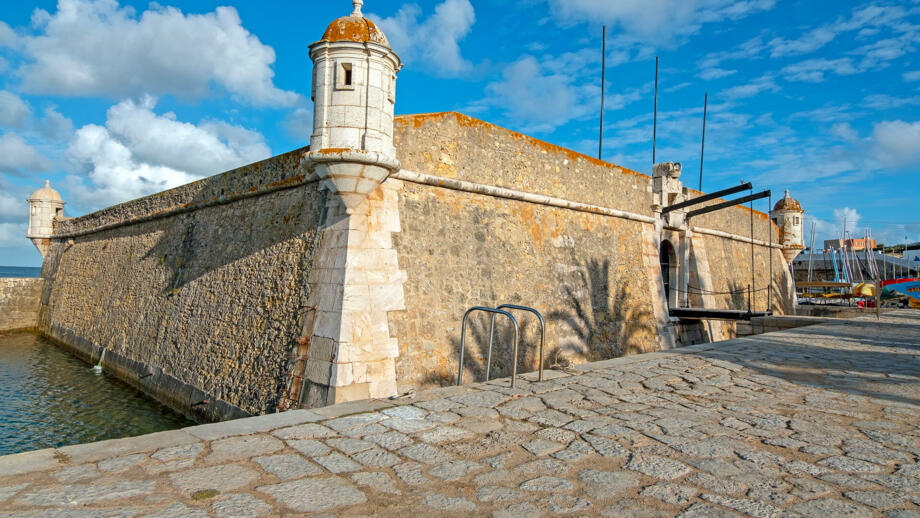 Mittelalterliches Fort von Bandeira in Lagos