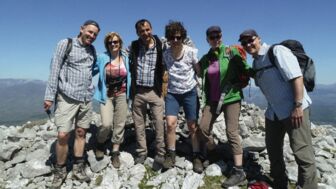 Gruppenfoto im Cilento Nationalpark