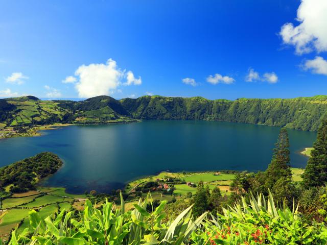 Sete Cidades See auf der Azoreninsel Sao Miguel