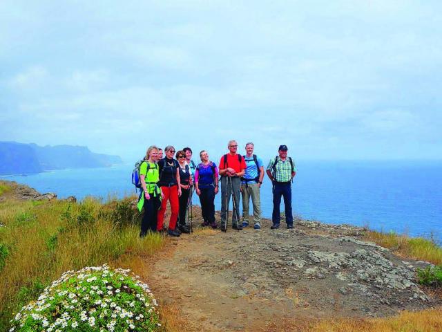 Wandergruppe auf Madeira