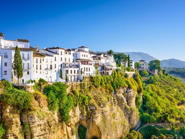 Aussicht auf Ronda in Andalusien