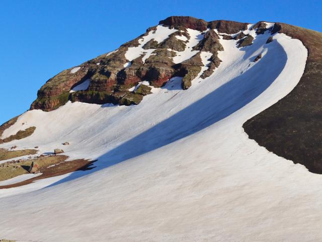 Der Berg Azhdahak in Armenien