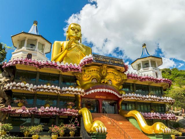 Tempel Dambulla - UNESCO Weltkulturerbe  auf Sri Lanka