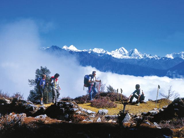 Wandern im Langtang-Nationalpark