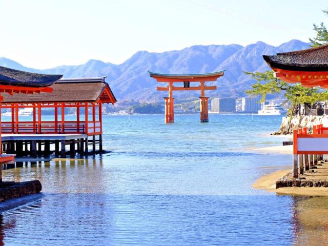 Shinto Shrein auf der Insel Itsukushima
