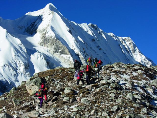 Manaslu-Runde im Mansiri Himal in Nepal