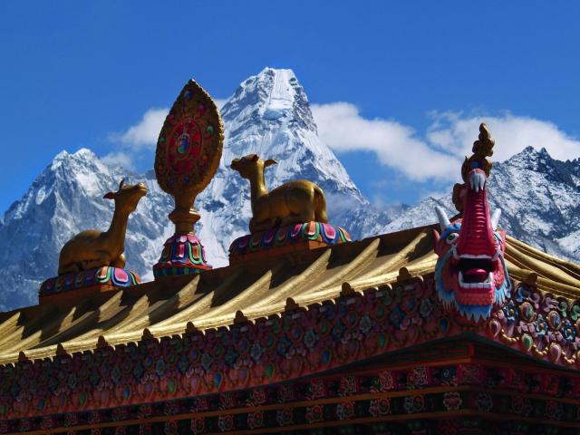 Lodge Trekking im Everestgebiet zum Sherpa-Kloster Tengpoche