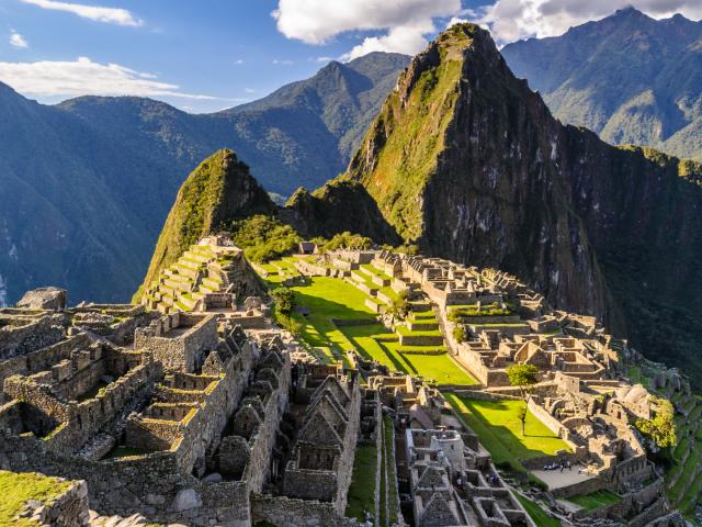 Machu Picchu im Hochland von Peru