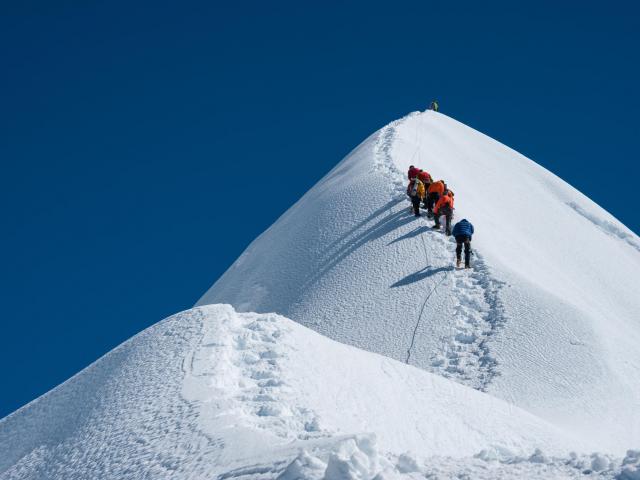 Hochtour auf den Island Peak im Everestgebiet in Nepal