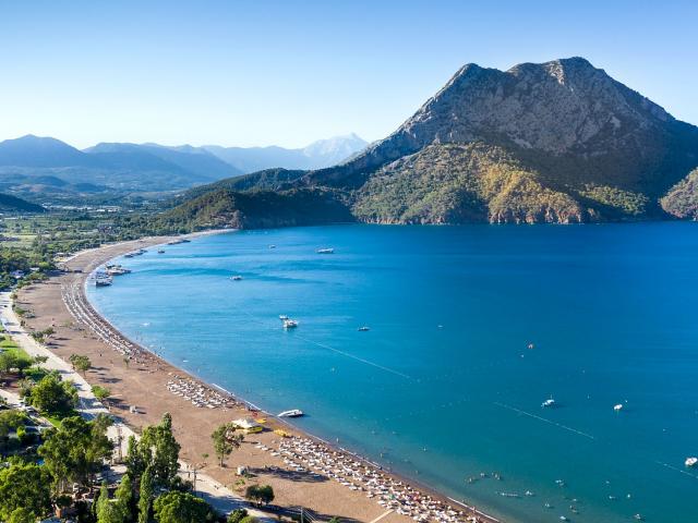 Bucht und Meer beim Dorf Adrasan an der lykischen Küste