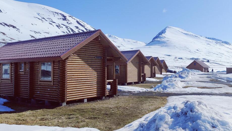 Blockhütten in Island