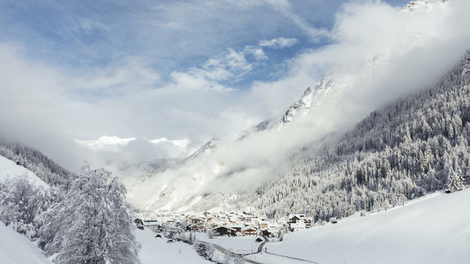 Kaunertal mit Wolkenpanorama