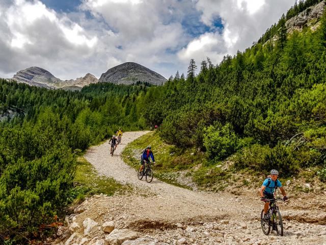 Mit dem Mountainbike durch die Dolomiten