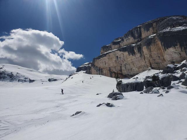 Skitouren im Naturpark Fanes-Sennes-Prags in den Dolomiten