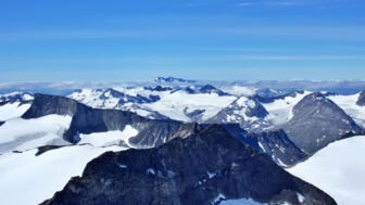 Aussicht auf den höchsten Berg Galdhoppigen